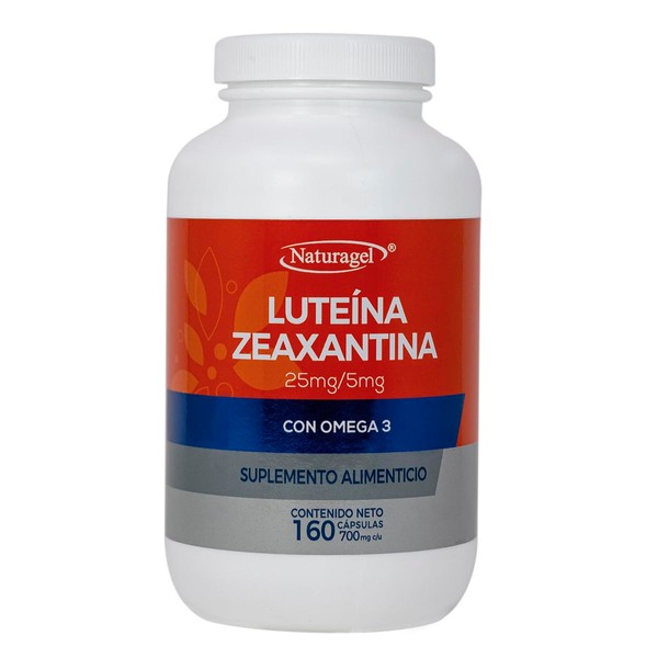 EYE FORMULA | Luteína + Zeaxantina + Omega 3 | 160 Cápsulas SoftGels | Carotenoides Antioxidantes para la Salud Ocular | Naturagel
