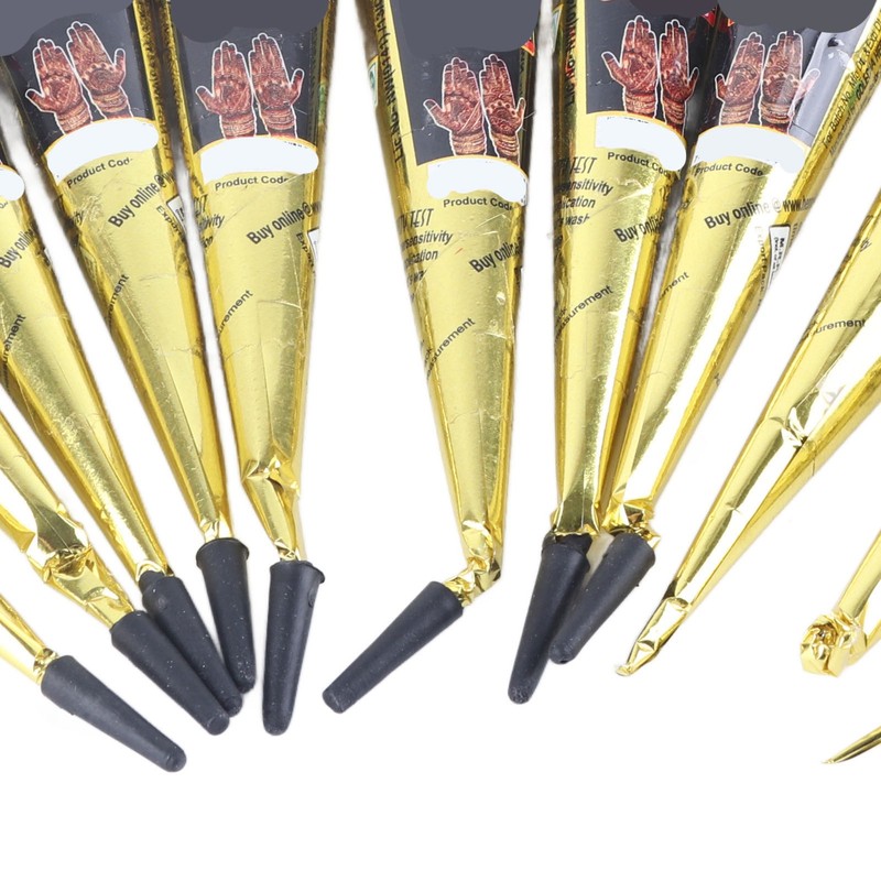 12 Pack Temporary Tattoo Painting Paste Cone Body Art Drawing