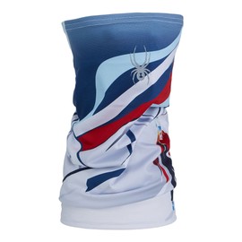 Spyder Men's Cruise Tube Ski Gaiter Face Mask Neck Warmer, Abyss White, One Size