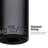 Capri Tools 13/16-Inch Shallow Impact Socket, 1/2-Inch Drive, 6-Point, SAE
