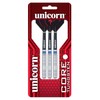 Unicorn Unisex Core|Style 1|Steel Tip Darts, Silver, 22 G EU