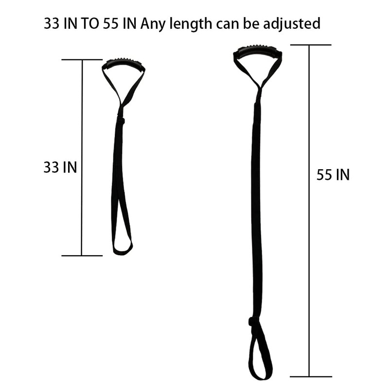 Dokoshia Kayak Stand Up Assist Strap Canoe Drag Handles Adjustable