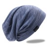 Ruphedy Men's Slouchy Beanie Summer Thin Hollow Long Oversized Skull