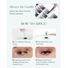 Onlyall Lash Clusters Eyelash Extensions Pre-styled False Eyelashes Clusters Natural