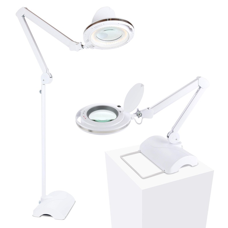 Brightech LightView Pro 2 in 1 Magnifying Floor Lamp &