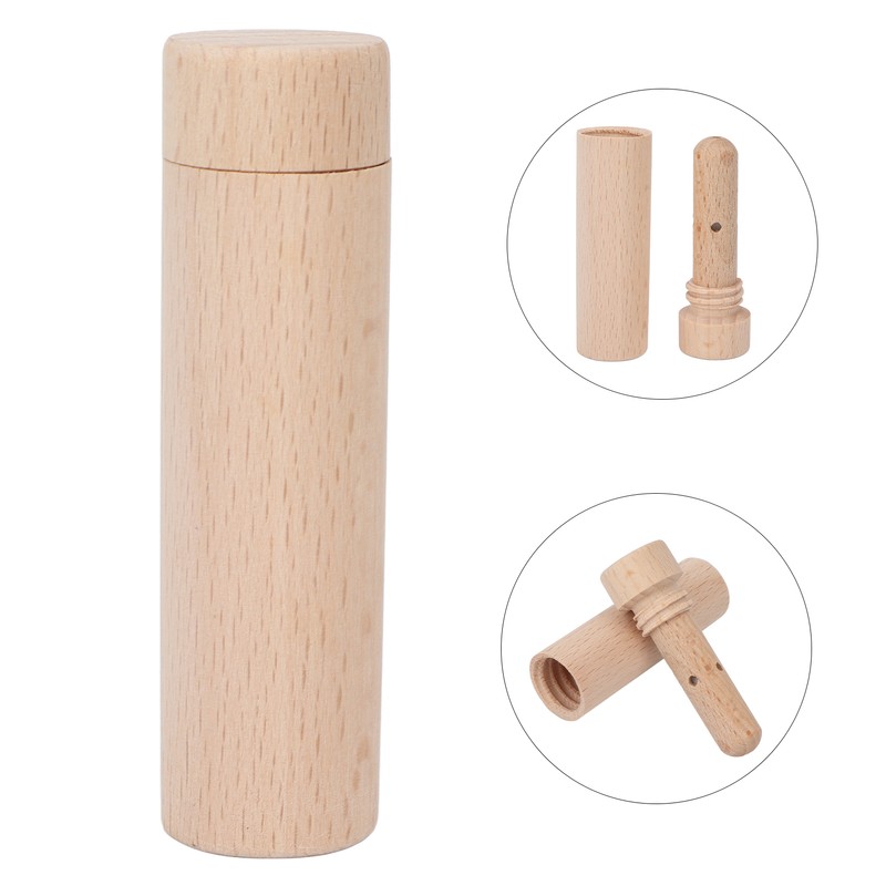 Aromatherapy Diffuser Relax Portable Car Nasal Beech Wooden Essential Oil