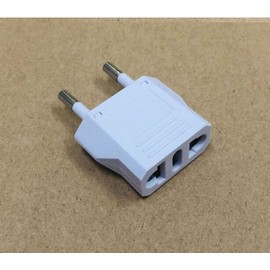 UBeesize Euro Plug, Flat Plug Socket Plug 250 V 2.5 A Screw Connection Loose, Black