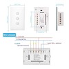 ZigBee Smart Light Switch, Touch Light Switch Works with Alexa,
