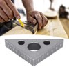 Cuadrados de carpintería, regla triangular, aleación de aluminio, calibre de