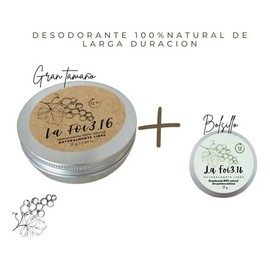 Kit Duo Desodorante Natural Hombre Mujer Niños Lafoi3.16 12h