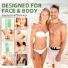 100 PCS Wax Strips Hair Removal Kit for Face &
