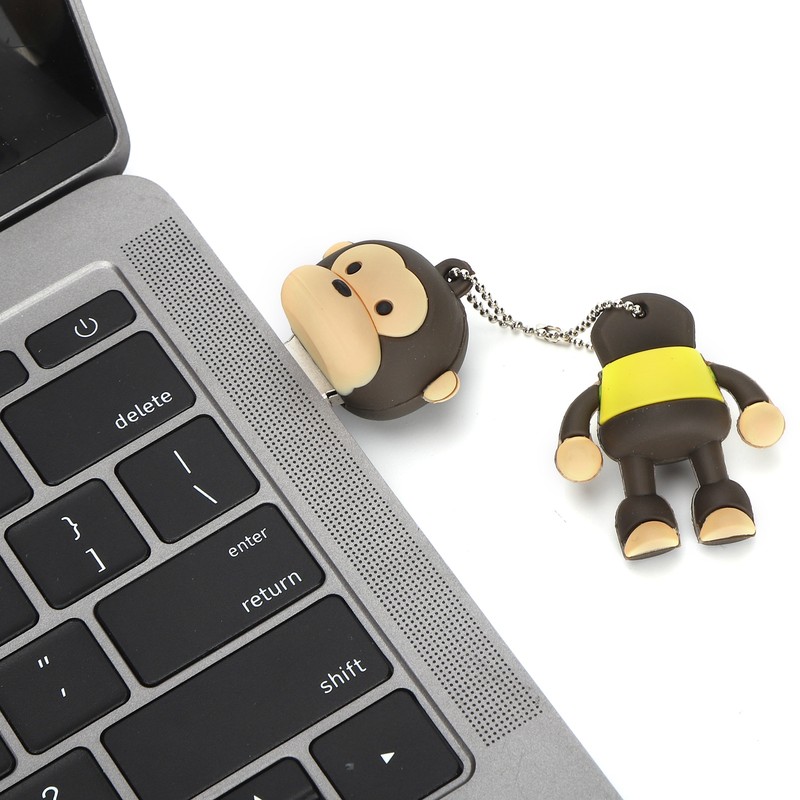 USB Flash Drive Interesting Cartoon Monkey Portable Storage Memory Stick