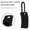 Chanvoo Silicone Case for Go-tcha Evolve with Keychain Carabine (Black)