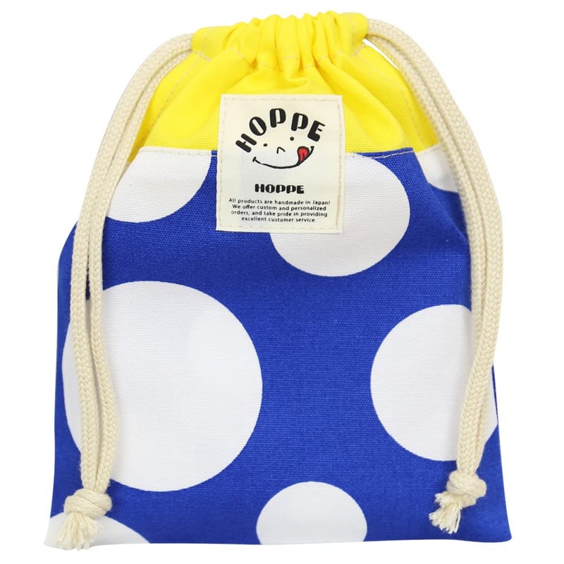 Multi Drawstring Small Navy Dot, Drawstring Bag, Kindergarten, Elementary School,