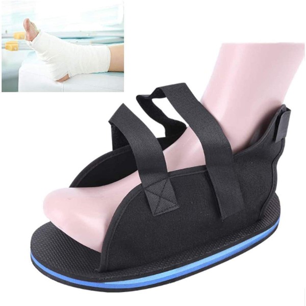 Cast Shoe Foot Fracture Support Surgical Shoe Medical Open Toe Plaster Cast Boot Post Op Shoe Toe Valgus Surgical Fixed Gypsum Shoe Walking Boot for Foot Injuries Stable Ankle Joints Postoperative Recovery Pain Relief