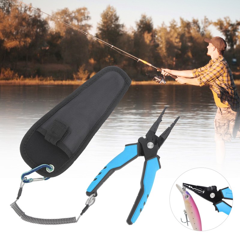 Outdoor Aluminum Alloy Lure Fishing Pliers Fish Controller Tong Set