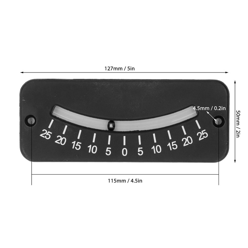 Tube Clinometer Horizontal Micro Angle Tester ‑25 to 25 Degree