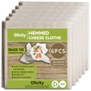 Olicity Cheese Cloths, 6PCS, Grade 100,20x20Inch Hemmed Cheese Cloth Fabric