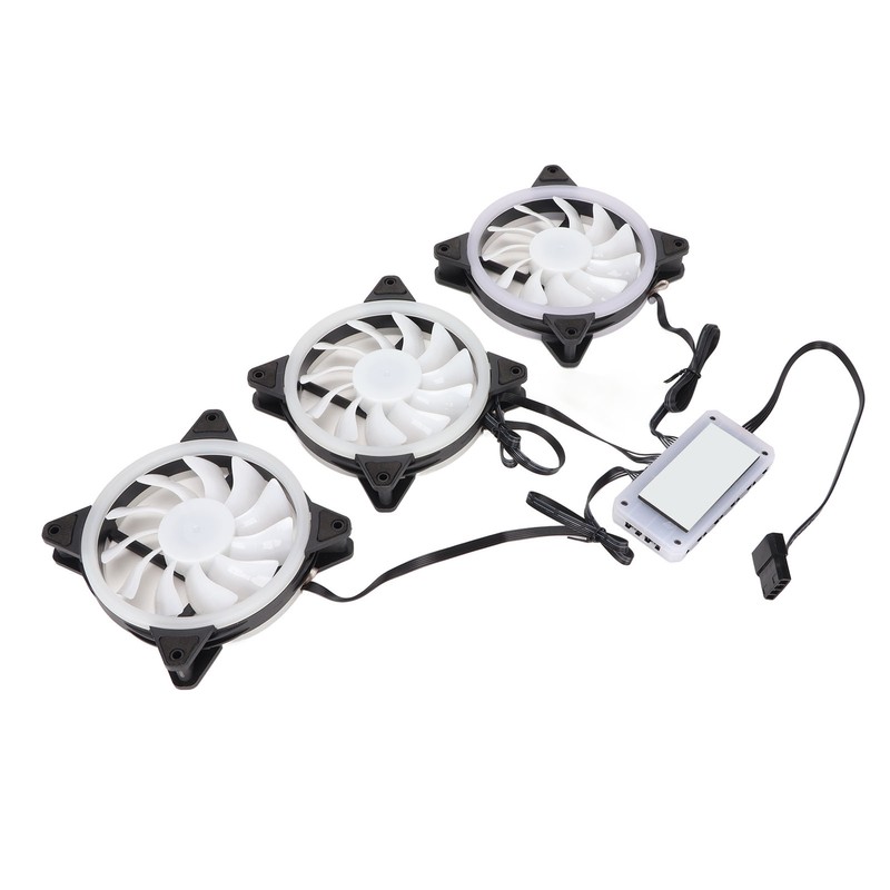 CPU Fan 11 Blades RGB Colorful Enhanced Frame Design Shockproof
