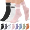 VIDA4U 8 pares Calcetas Pilates para Mujer, Calcetines Yoga para