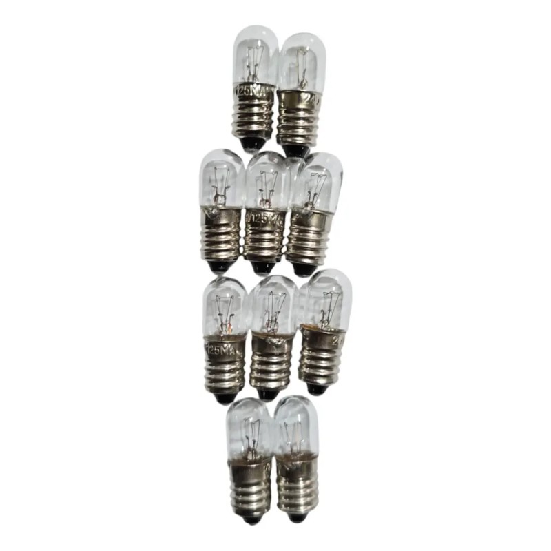 Foco E3041 24v 3w Rosca E10 10x28 10pz Facturamos