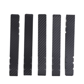 5PCS Pickleball Paddle Edge Tape 21mm PU Serrated Pickleball Paddle Head Frame Protector Edge Guard Fit Perfectly Curved Edges