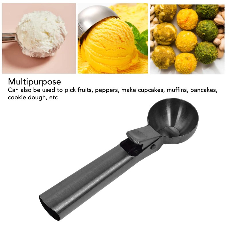 Baxnore Stainless Steel Ice Cream Scoop, Non-Stick Ice Cream Scoop