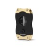Colibri V-Cut Cigar Cutter | Black with Gold Accents |
