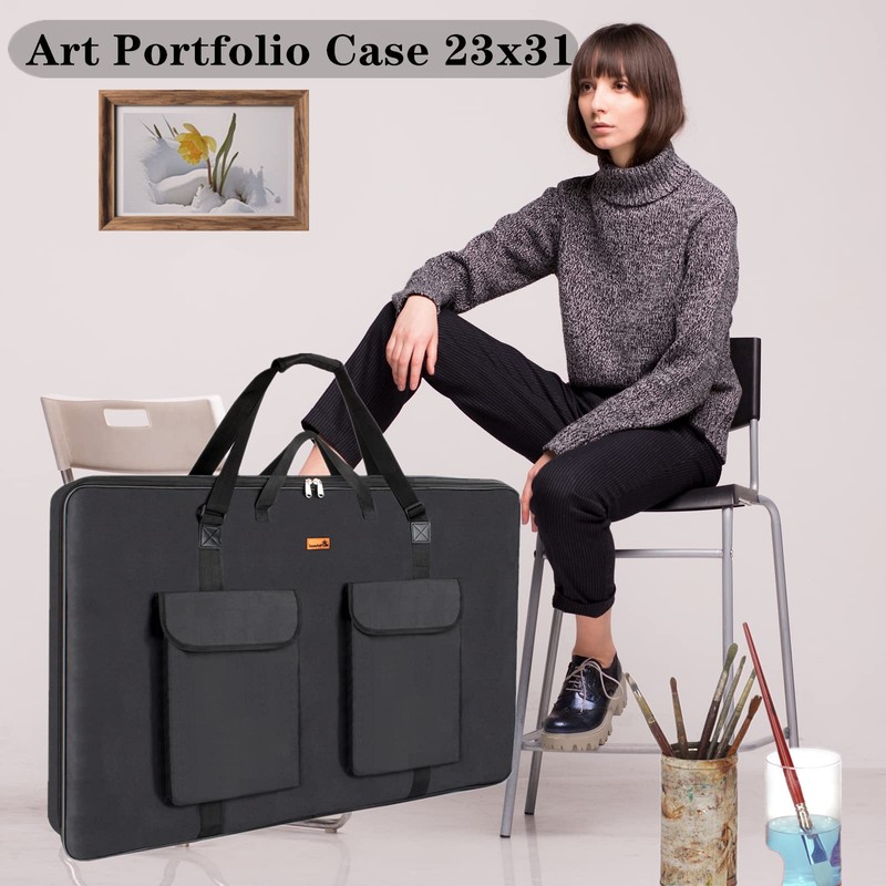 TreochtFUN Art Portfolio 23 X 31, Portfolio Case A2 Heavy