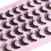 JIMIRE Eyelashes Fluffy 5D Natural False Eyelashes 5 Styles Mixed
