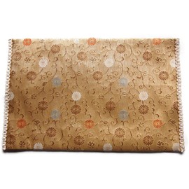 Sutra Desk, Fire Retardant, Fireproof, Buddhist Altar, Mat, Uchiku, Sutra Desk, Jurokiku Gold (No. 22: Chukyo Type (13.9 x 21.3 inches (35.2 x 54 cm))