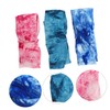 BIUDECO 3Pcs Tie Dye Wide Knot Headbands for Unisex Soft
