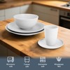 BUSOKIP Wheat Straw Dinnerware Sets - 40 PCS Unbreakable Plates