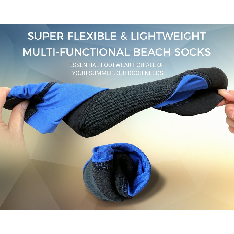 Tilos, 2,5 mm Sport Piel calcetín, Azul, XS - Size