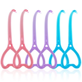TIESOME 6Pcs Invisible Tooth Aligner Removal Tool, Removal Aligner Tool Kits Chewies and Removal Aligner Tooth Hook Oral Corrector Retainer for Invisible Braces Tooth Oral Care (Transparent Heart)