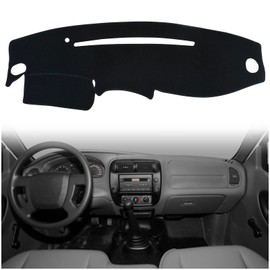 KEEGTBOX Dashboard Mat Cover UV Rays Protector Fit for 1995-2011 Ford Ranger/ 1995-2001 Explorer/ 1995-2010 Mazda B2300 B2500 B3000 B4000 and Mercury Mountaineer 1997-2001 Dash Mat Carpet Accessories