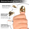 SPG Archery Thumb Ring - Hard Brass Thumb Draw Archery