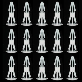 200pcs PCB Spacer Support 6mm Board Insulation Column Clips Spacer Insulation Holder Nylon Round Head Plastic Support for PC Board Computer Motherboard