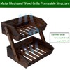 Dorhors Fruit Basket for Kitchen, 2 Tier Fruit Bowl,Kitchen Counter