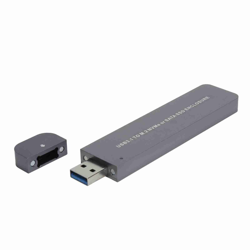 M.2 NVME Hard Drive Enclosure External USB 3.1 to NGFF