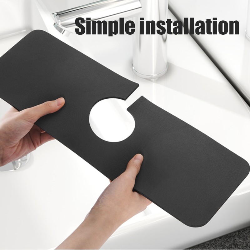 Splash Guard for Sink Faucet Diatomite Super Absorbent Fast Drying