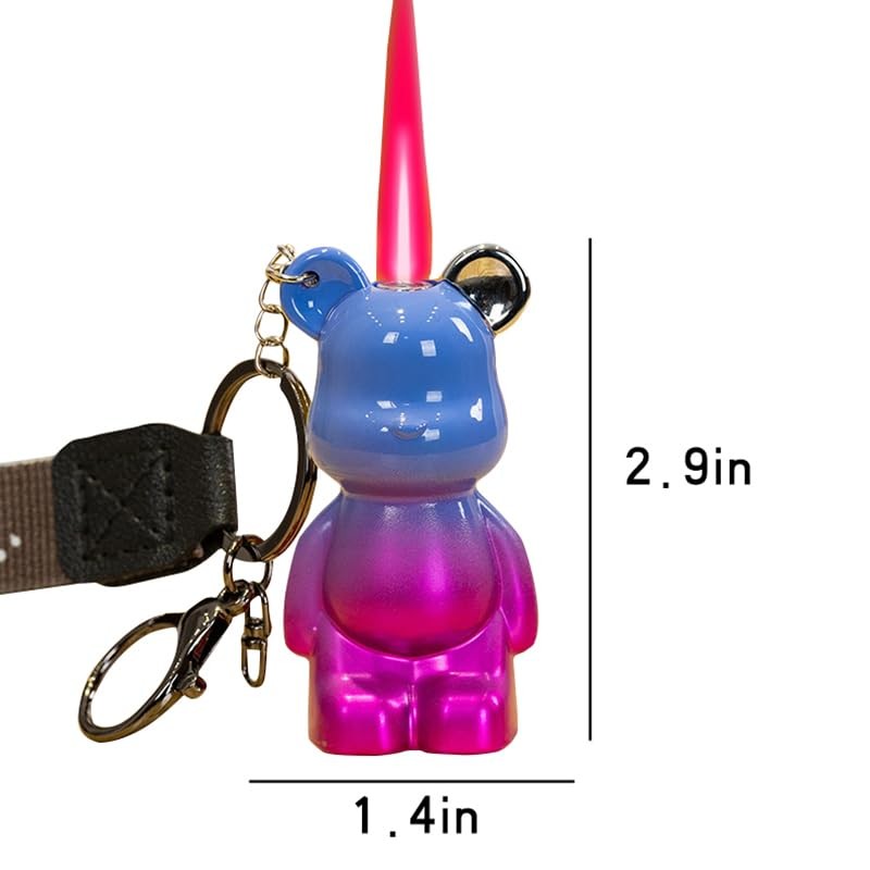 MKWGZPGW 2 Pack Color Gradient Cool Lighter,Refillable Butane Jet Torch
