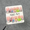 10 Pcs Handmade Press on Nails Medium Duck Fake Nails