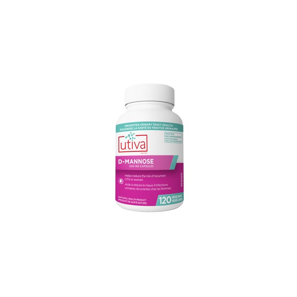 Utiva D-Mannose 120 Capsules