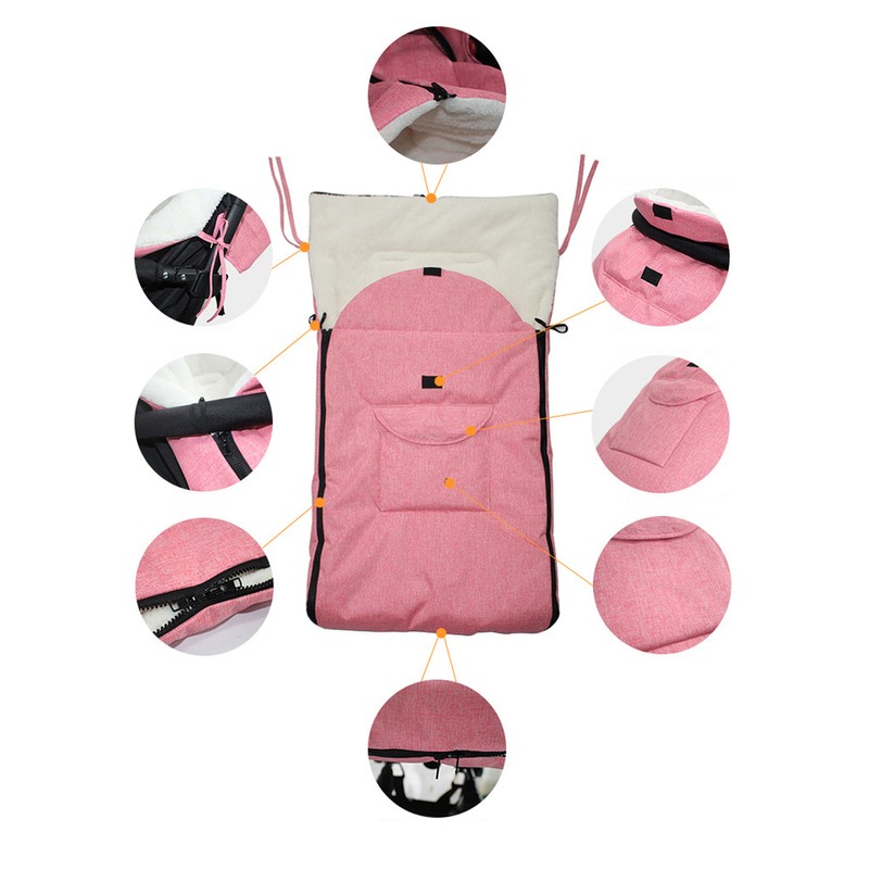 Winter Windproof Universal Thicken Warm Infant Sleeping Bag for Baby