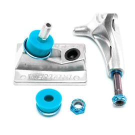 Venom Skateboards Trucks Universal Bushing & Nuts Rebuild Kit - Cylinder - Medium 90a