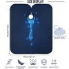 visesunny 3D Necktie Print Barber Cape Anti-Static Hair Cutting Cape