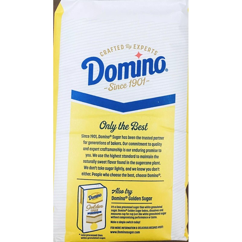 Domino Premium Pure Cane Granulated Sugar 64 oz / 4