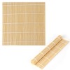 LUTER 9x9.5 Inch Natural Bamboo Sushi Rolling Mat Sushi Making