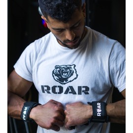 Roar® Weight Lifting Hooks for Men and Women, Wrist Wraps, Weight Lifting Grips for Weightlifting, Shrug, Rowing and Deadlifts - Gym Lifting Straps with Hook for Pull Ups